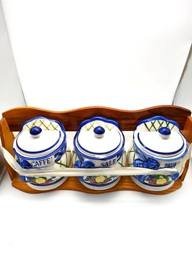 Portaspezie ceramica con - portaspezie,