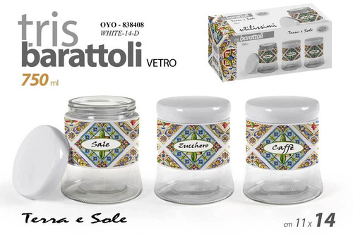 Set barattoli sale zucchero - set,