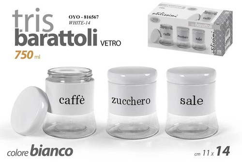 Set barattoli sale zucchero - set,